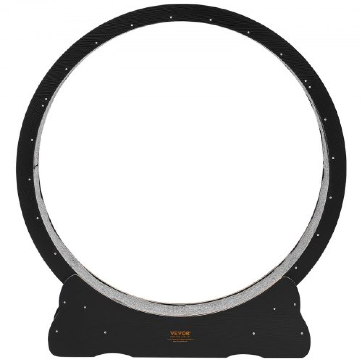 Τροχός γυμναστικής γάτας VEVOR, 132cm Ξύλινος τροχός για γάτα για εσωτερική γατούλα έως 12,7 κιλά, Διάδρομος για γάτες με διάδρομο με μοκέτα και μηχανισμό κλειδώματος, αθόρυβα αθλητικά παιχνίδια γάτας για κατοικίδια γυμναστική και υγεία, Μαύρο