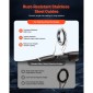 VEVOR Fly Fishing Combo Kit, IM7 Carbon Fly Fishing Rod and Reel Combo, Starter Fly Rod and Reel Outfit with Rod Bag, Tackle Box, 6 Short-Tail & 4 Long-Tail Fly Hooks, για ταξίδια, επιλογή διακοπών