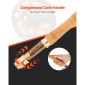 VEVOR Fly Fishing Combo Kit, IM7 Carbon Fly Fishing Rod and Reel Combo, Starter Fly Rod and Reel Outfit with Rod Bag, Tackle Box, 6 Short-Tail & 4 Long-Tail Fly Hooks, για ταξίδια, επιλογή διακοπών