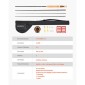 VEVOR Fly Fishing Combo Kit, IM7 Carbon Fly Fishing Rod and Reel Combo, Starter Fly Rod and Reel Outfit with Rod Bag, Tackle Box, 6 Short-Tail & 4 Long-Tail Fly Hooks, για ταξίδια, επιλογή διακοπών
