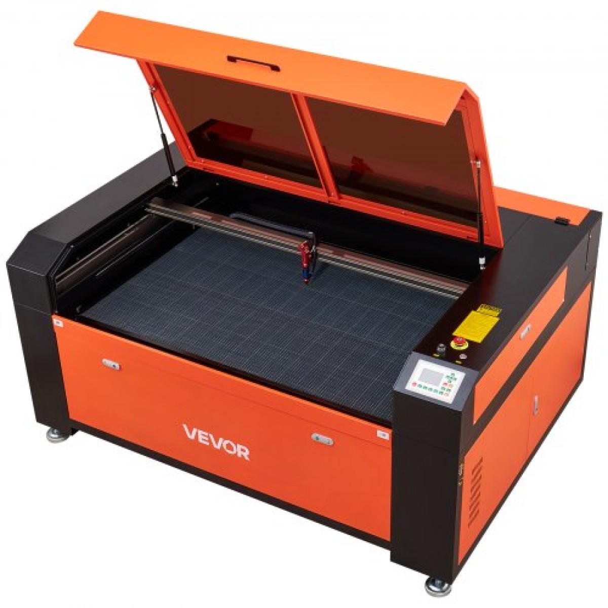 VEVOR 130W CO2 Laser Engraver, 1400 x 900 mm, CO2 Laser Engraver Cutter Machine with Water Chiller, 2 Way Pass Air Assist, Ταχύτητα 1200 mm/s, Μηχάνημα κοπής χάραξης αυτόματης εστίασης, για ξύλο ακρυλικό γυαλί