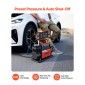 VEVOR 12V Heavy Duty Air Compressor, Auto-Stop φορητό φουσκωτό ελαστικών με ψηφιακή οθόνη LCD, 202 L/Min 150 PSI Αεραντλία εκτός δρόμου με αντάπτορες για φορτηγά Αυτοκίνητο SUV 4 x 4 Vehicle RV