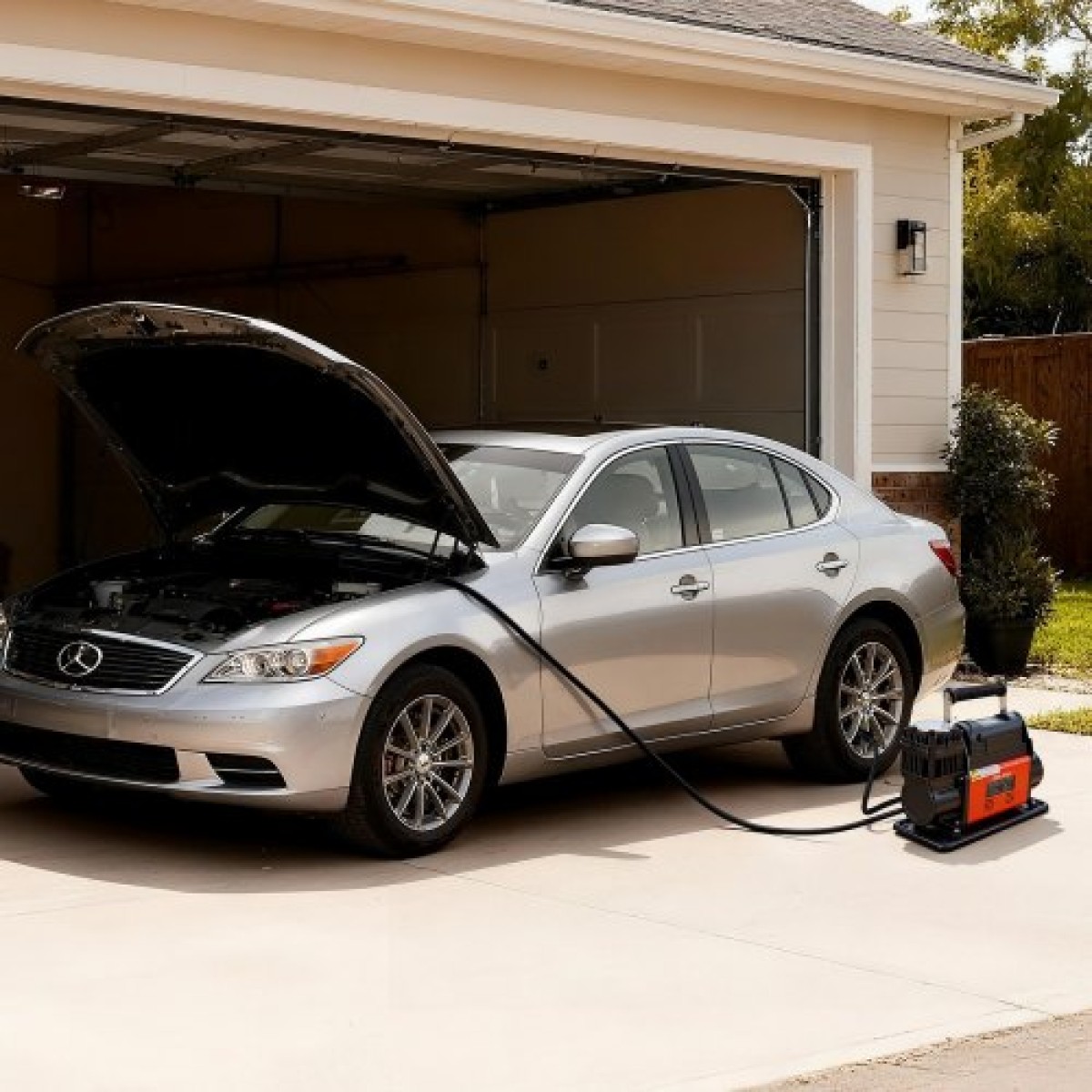 VEVOR 12V Heavy Duty Air Compressor, Auto-Stop φορητό φουσκωτό ελαστικών με ψηφιακή οθόνη LCD, 202 L/Min 150 PSI Αεραντλία εκτός δρόμου με αντάπτορες για φορτηγά Αυτοκίνητο SUV 4 x 4 Vehicle RV