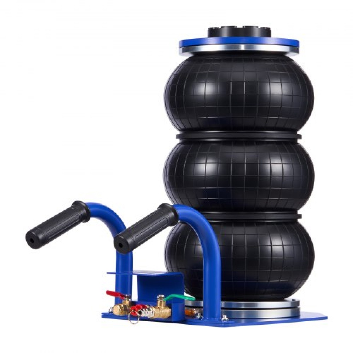 VEVOR Air Jack, 3 Ton Triple Bag Air Jack, Airbag με έξι χαλύβδινους σωλήνες, ανύψωση έως 450 mm, 1-6 s Fast Lifting Pneumatic με κοντές λαβές & λαστιχένιο μαξιλαράκι για αυτοκίνητα, SUV, επισκευή φορτηγών pickup, γκαράζ