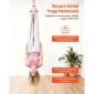 VEVOR Aerial Yoga Hammock, 136,07 kg Load Aerial Silk, Yoga Swing με νάιλον ύφασμα, PE φερμουάρ τσάντα για αλληλεπίδραση γονέα-παιδιού, ενδυνάμωση των μυών & βελτίωση της πρακτικής, αιώρα και συνδυασμός ταλάντευσης