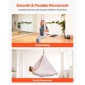 VEVOR Aerial Yoga Hammock, 136,07 kg Load Aerial Silk, Yoga Swing με νάιλον ύφασμα, PE φερμουάρ τσάντα για αλληλεπίδραση γονέα-παιδιού, ενδυνάμωση των μυών & βελτίωση της πρακτικής, αιώρα και συνδυασμός ταλάντευσης