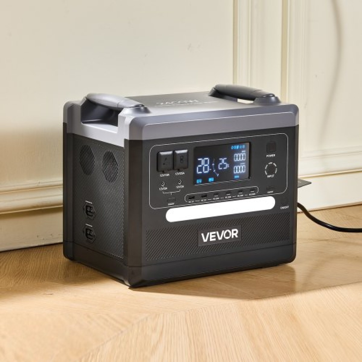 VEVOR Portable Power Station, 2400W 2160Wh Power Station ηλιακή γεννήτρια με 10 θύρες εξόδου & ρυθμιζόμενη ισχύ εισόδου, επεκτάσιμη εφεδρική μπαταρία LiFePO4 για Home Camping RV (ΔΕΝ περιλαμβάνεται ηλιακός πίνακας)