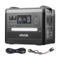 VEVOR Portable Power Station, 2400W 2160Wh Power Station ηλιακή γεννήτρια με 10 θύρες εξόδου & ρυθμιζόμενη ισχύ εισόδου, επεκτάσιμη εφεδρική μπαταρία LiFePO4 για Home Camping RV (ΔΕΝ περιλαμβάνεται ηλιακός πίνακας)