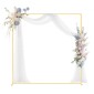 Βάση σκηνικού VEVOR Arch, 2 x 2 m, Σταθερή κατασκευή, Εύκολη συναρμολόγηση, Τετράγωνη χρυσή μεταλλική αψίδα για σκηνικό για γάμους, πάρτι γενεθλίων, αποφοίτηση, γιορτή διακοπών και διακόσμηση τελετών