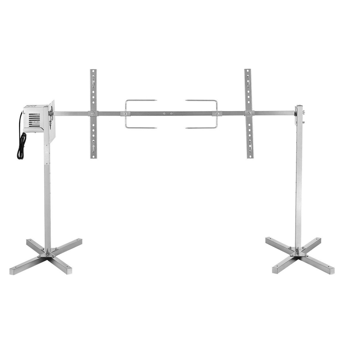 Ψητοπωλείο VEVOR, AC220-240V Ηλεκτρικό Σετ Ψητοπωλείου ύψους 8 Επιπέδων, Κιτ Ψητοπωλείου Ψητοπωλείου BBQ με χωρητικότητα 60 κιλών, Κινητήρας 38 W, Κιτ αυτόματου ψησίματος από ανοξείδωτο χάλυβα για πάρτι