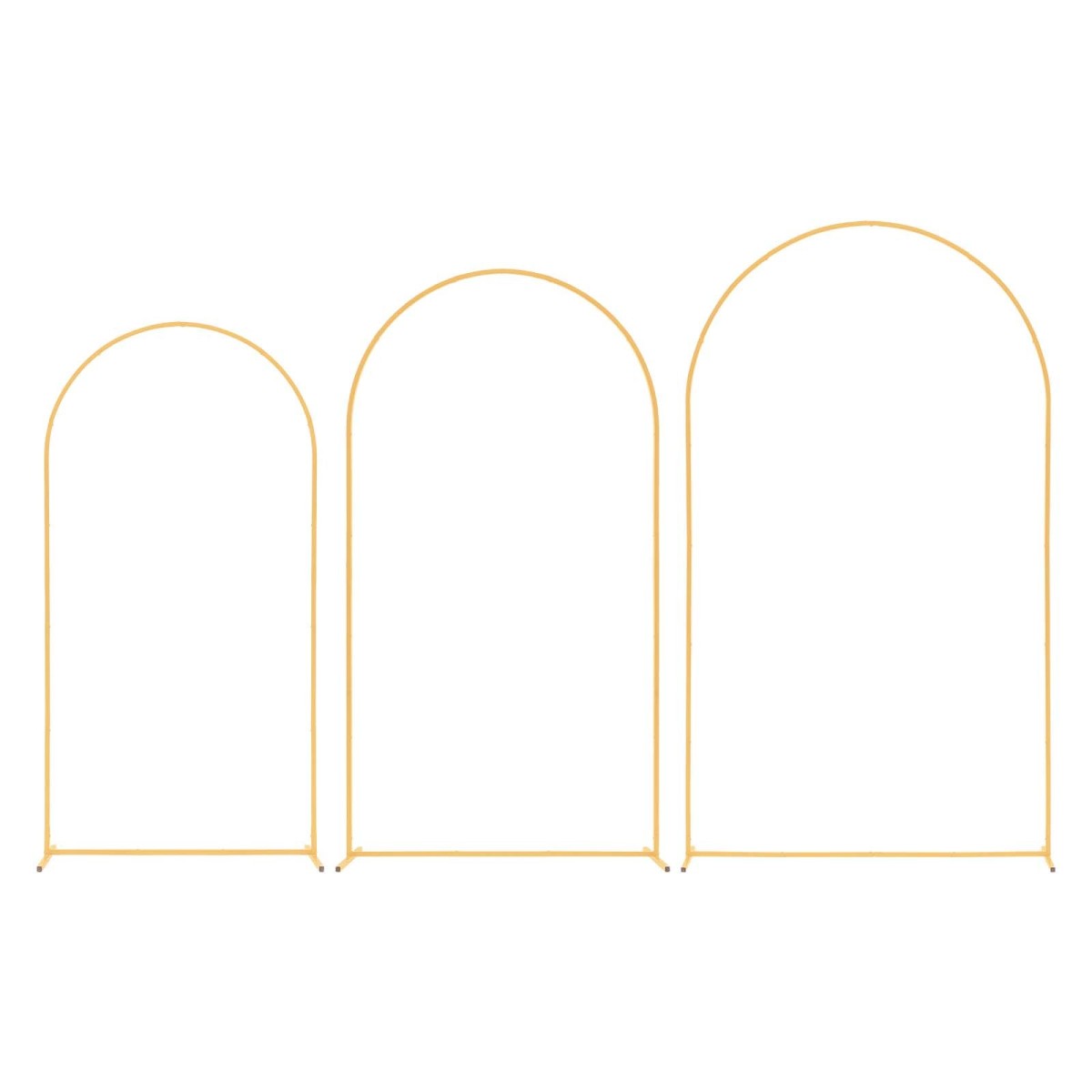 Βάση σκηνικού VEVOR Arch, Σετ 3, 2,4/2,2/2 m, Σταθερή κατασκευή, Εύκολη συναρμολόγηση, Χρυσή μεταλλική βάση σκηνικού αψίδας για γάμο, πάρτι γενεθλίων, αποφοίτηση, εορταστική γιορτή και διακόσμηση τελετών