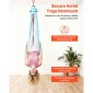VEVOR Aerial Yoga Hammock, Μέγιστο φορτίο 136,07 kg Aerial Silk, Yoga Swing με νάιλον ύφασμα, Daisy Rope, PE Zipper Bag, Gymnastics Swings Κατάλληλες για άνδρες και γυναίκες, αιώρα και κούνια διπλής λειτουργίας