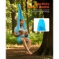 VEVOR Aerial Yoga Hammock, Μέγιστο φορτίο 136,07 kg Aerial Silk, Yoga Swing με νάιλον ύφασμα, Daisy Rope, PE Zipper Bag, Gymnastics Swings Κατάλληλες για άνδρες και γυναίκες, αιώρα και κούνια διπλής λειτουργίας