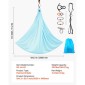VEVOR Aerial Yoga Hammock, Μέγιστο φορτίο 136,07 kg Aerial Silk, Yoga Swing με νάιλον ύφασμα, Daisy Rope, PE Zipper Bag, Gymnastics Swings Κατάλληλες για άνδρες και γυναίκες, αιώρα και κούνια διπλής λειτουργίας