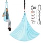 VEVOR Aerial Yoga Hammock, Μέγιστο φορτίο 136,07 kg Aerial Silk, Yoga Swing με νάιλον ύφασμα, Daisy Rope, PE Zipper Bag, Gymnastics Swings Κατάλληλες για άνδρες και γυναίκες, αιώρα και κούνια διπλής λειτουργίας