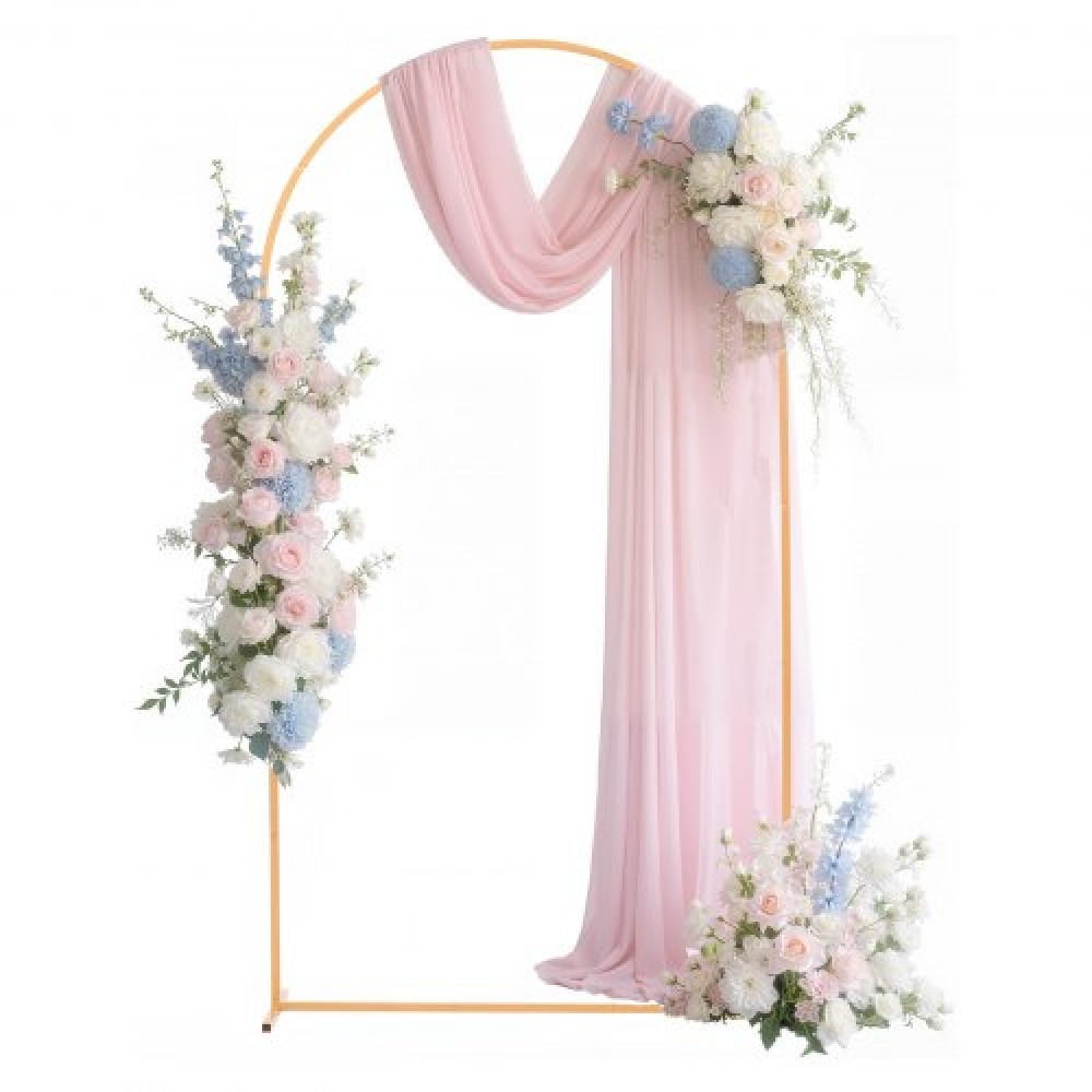 Βάση σκηνικού VEVOR Arch, 2,2 x 1,2 m, Σταθερή κατασκευή, Εύκολη συναρμολόγηση, 1 τεμάχιο χρυσή μεταλλική βάση σκηνικού αψίδας για γάμους, πάρτι γενεθλίων, αποφοίτηση, εορταστική γιορτή και διακόσμηση τελετών