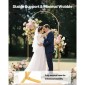 Βάση σκηνικού VEVOR Arch, 2,2 x 1,2 m, Σταθερή κατασκευή, Εύκολη συναρμολόγηση, 1 τεμάχιο χρυσή μεταλλική βάση σκηνικού αψίδας για γάμους, πάρτι γενεθλίων, αποφοίτηση, εορταστική γιορτή και διακόσμηση τελετών