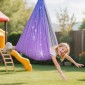 VEVOR Sensory Swing, Αιώρα με Αισθητήρια Διπλής Στρώσης, Κούνια αισθητήρων εσωτερικού & εξωτερικού χώρου με περιστρεφόμενη κρεμάστρα 360°, O-Sling, Χωράει έως 136,07 κιλά, Ρυθμιζόμενη Aerial Yoga, Κούνιες οροφής για παιδιά