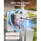 Ψητοπωλείο VEVOR, ψηστιέρα ψησίματος 38 W BBQ εξωτερικού χώρου, Ψητό σούβλας με κάρβουνο με χωρητικότητα 60 κιλών & ύψος 7 επιπέδων, κιτ ψησταριάς ψησίματος από ανοξείδωτο ατσάλι για υπαίθριο κάμπινγκ