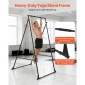 Πλαίσιο VEVOR Yoga Stand, Max 200 kg Load Swing Stand, Triangular Structure Yoga Aerial Rig, Aerial Silk Stand με αφρό EVA, Οριζόντια ρύθμιση 4 επιπέδων & κάθετη ρύθμιση 6 επιπέδων, πολλαπλών λειτουργιών