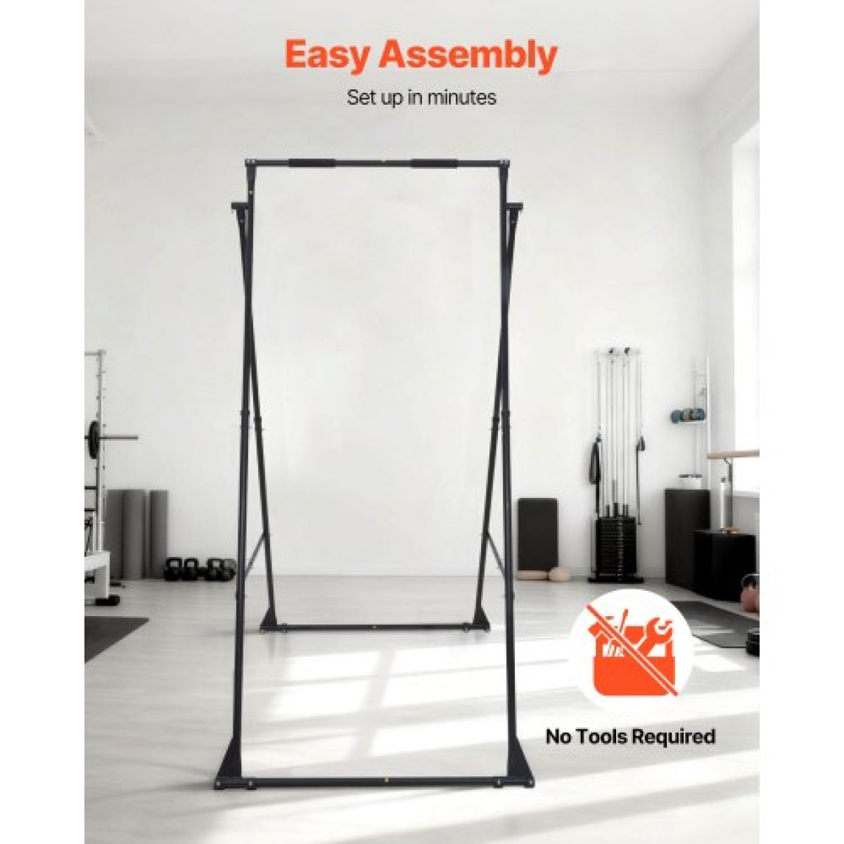 Πλαίσιο VEVOR Yoga Stand, Max 200 kg Load Swing Stand, Triangular Structure Yoga Aerial Rig, Aerial Silk Stand με αφρό EVA, Οριζόντια ρύθμιση 4 επιπέδων & κάθετη ρύθμιση 6 επιπέδων, πολλαπλών λειτουργιών