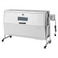 Ψητοπωλείο VEVOR, ψηστιέρα ψησίματος 38W BBQ εξωτερικού χώρου, Ψητό σούβλας με κάρβουνο με χωρητικότητα 60 κιλών, ρόδες & ύψος 4 επιπέδων, κιτ ψησίματος ψησίματος από ανοξείδωτο ατσάλι για υπαίθριο κάμπινγκ