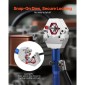VEVOR Hydraulic Hose Crimper, Hydra-Krimp AC Hose Crimper Kit with 7 Dies Snap-on, Integral Manual Hydraulic Soles A/C Crimper Tool for Automobile & Conditioning Repair - with Carry Case