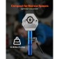 VEVOR Hydraulic Hose Crimper, Hydra-Krimp AC Hose Crimper Kit with 7 Dies Snap-on, Integral Manual Hydraulic Soles A/C Crimper Tool for Automobile & Conditioning Repair - with Carry Case