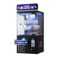 Μηχάνημα VEVOR Claw Crane, Παιχνιδομηχανή Arcade μεσαίου μεγέθους με φως και ήχο, ρυθμιζόμενη δυσκολία, ακριβές παιχνίδι με διανομέα καραμέλας Grabber, για εμπορικούς οικιακούς κινηματογράφους, Μαύρο Μωβ