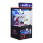 Μηχάνημα VEVOR Claw Crane, Παιχνιδομηχανή Arcade μεσαίου μεγέθους με φως και ήχο, ρυθμιζόμενη δυσκολία, ακριβές παιχνίδι με διανομέα καραμέλας Grabber, για εμπορικούς οικιακούς κινηματογράφους, Μαύρο Μωβ