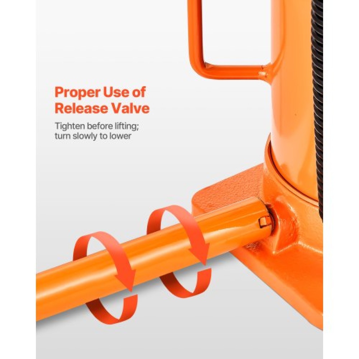 VEVOR Air Hydraulic Bottle Jack, 20 Ton (44092 lbs) Χωρητικότητα, Εύρος ανύψωσης 260-495 mm, Πνευματικό/Χειροκίνητο Συγκολλημένο γρύλο μπουκαλιών βαρέως τύπου με αντλία για SUV, Pickup, Truck, RV, Επισκευή Αυτοκινήτων, Πορτοκαλί