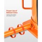 VEVOR Air Hydraulic Bottle Jack, 20 Ton (44092 lbs) Χωρητικότητα, Εύρος ανύψωσης 260-495 mm, Πνευματικό/Χειροκίνητο Συγκολλημένο γρύλο μπουκαλιών βαρέως τύπου με αντλία για SUV, Pickup, Truck, RV, Επισκευή Αυτοκινήτων, Πορτοκαλί