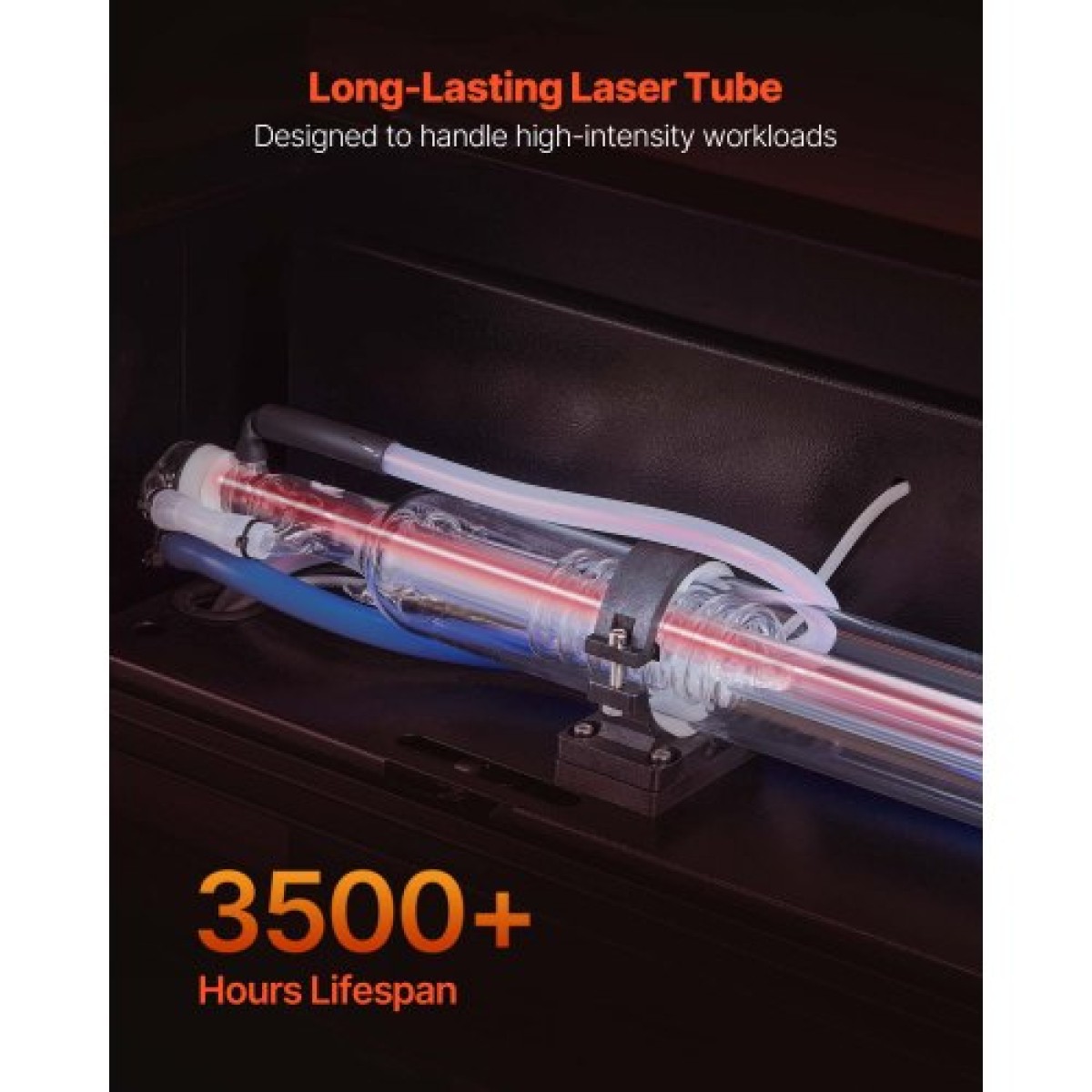 VEVOR 60W CO2 Laser Engraver, 600 x 400 mm, Co2 Laser Engraver Cutter Machine with 4 Way Pass Air Assist, Engraving Machine cut, Compatible with LightBurn CorelDRAW RDWorks, for Wood Acrylic Glass