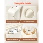 Κόφτης κρέατος VEVOR, Ηλεκτρικός τεμαχιστής ντελικατέσεν 180 W με κοφτερή λεπίδα 170 mm, οικιακός κόφτης κρέατος με ταχύτητα κοπής 60-90 σ.α.λ., ρυθμιζόμενο πάχος 0-15 mm, για κατεψυγμένα κρέατα, ζαμπόν, μπαγκέτα και μπριζόλα Prime