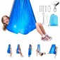 VEVOR Sensory Swing, υφασμάτινη αιώρα διπλής στρώσης, αισθητηριακή κούνια εσωτερικού & εξωτερικού χώρου με περιστρεφόμενη κρεμάστρα 360°, O-Sling, Χωράει έως 136,07 κιλά, Ρυθμιζόμενη Aerial Yoga, Κρεμαστές κούνιες για παιδιά