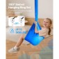VEVOR Sensory Swing, υφασμάτινη αιώρα διπλής στρώσης, αισθητηριακή κούνια εσωτερικού & εξωτερικού χώρου με περιστρεφόμενη κρεμάστρα 360°, O-Sling, Χωράει έως 136,07 κιλά, Ρυθμιζόμενη Aerial Yoga, Κρεμαστές κούνιες για παιδιά