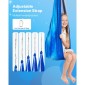 VEVOR Sensory Swing, υφασμάτινη αιώρα διπλής στρώσης, αισθητηριακή κούνια εσωτερικού & εξωτερικού χώρου με περιστρεφόμενη κρεμάστρα 360°, O-Sling, Χωράει έως 136,07 κιλά, Ρυθμιζόμενη Aerial Yoga, Κρεμαστές κούνιες για παιδιά