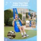 VEVOR Sensory Swing, υφασμάτινη αιώρα διπλής στρώσης, αισθητηριακή κούνια εσωτερικού & εξωτερικού χώρου με περιστρεφόμενη κρεμάστρα 360°, O-Sling, Χωράει έως 136,07 κιλά, Ρυθμιζόμενη Aerial Yoga, Κρεμαστές κούνιες για παιδιά