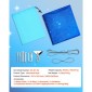 VEVOR Sensory Swing, υφασμάτινη αιώρα διπλής στρώσης, αισθητηριακή κούνια εσωτερικού & εξωτερικού χώρου με περιστρεφόμενη κρεμάστρα 360°, O-Sling, Χωράει έως 136,07 κιλά, Ρυθμιζόμενη Aerial Yoga, Κρεμαστές κούνιες για παιδιά