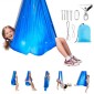 VEVOR Sensory Swing, υφασμάτινη αιώρα διπλής στρώσης, αισθητηριακή κούνια εσωτερικού & εξωτερικού χώρου με περιστρεφόμενη κρεμάστρα 360°, O-Sling, Χωράει έως 136,07 κιλά, Ρυθμιζόμενη Aerial Yoga, Κρεμαστές κούνιες για παιδιά
