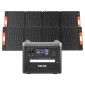 VEVOR Portable Power Station, Φορητή ηλιακή γεννήτρια 2400W με 2 τεμάχια * 200W αναδιπλούμενα ηλιακά πάνελ, 2160Wh επεκτάσιμη μπαταρία LiFePO4 εφεδρική με 10 θύρες εξόδου για Backup Home Outdoor Camping RV