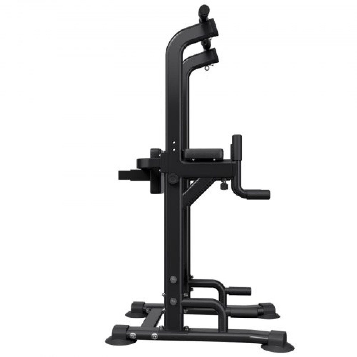 VEVOR Pull Up Bar, 150kg Power Tower Dip Station, Workout Dip Station με σταθερή βάση σε σχήμα H και μαξιλαράκι πλάτης, ρυθμιζόμενο ύψος 12 επιπέδων χωρίς όρθια μπάρα Chin Up για την πλάτη, 4 επίπεδα ρυθμιζόμενο μαξιλαράκι πλάτης