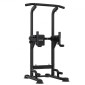 VEVOR Pull Up Bar, 150kg Power Tower Dip Station, Workout Dip Station με σταθερή βάση σε σχήμα H και μαξιλαράκι πλάτης, ρυθμιζόμενο ύψος 12 επιπέδων χωρίς όρθια μπάρα Chin Up για την πλάτη, 4 επίπεδα ρυθμιζόμενο μαξιλαράκι πλάτης