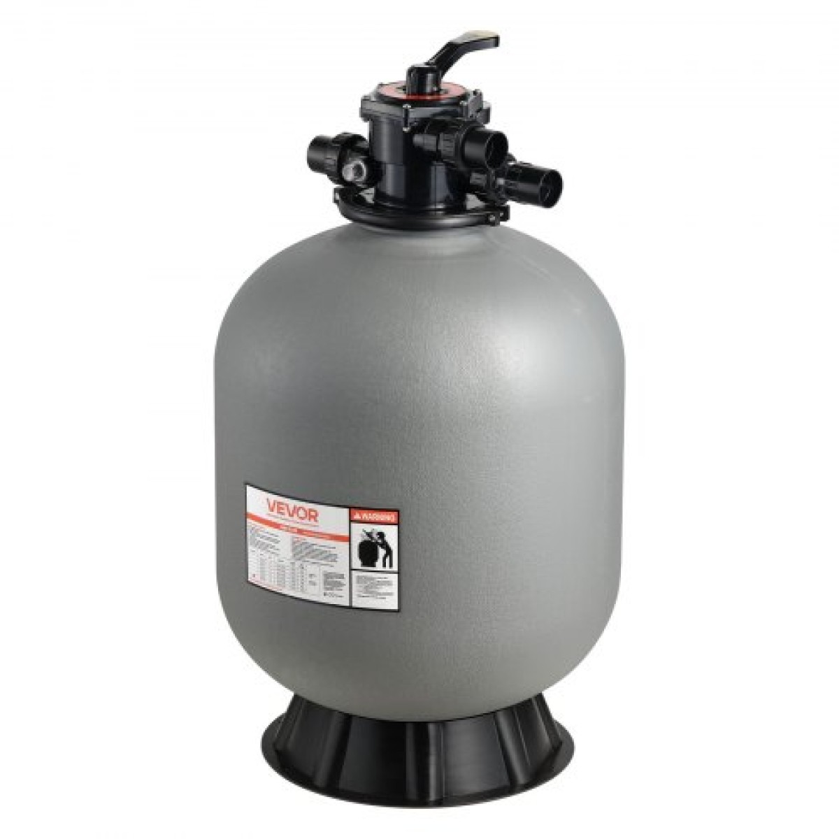 Φίλτρο άμμου VEVOR, 609,6 mm, 246,1 LPM Above Inground Pool Sand Filter System, με βαλβίδα πολλαπλών θυρών 7 κατευθύνσεων, Backwash, Rinse, Reciculate, Waste, Winter, Closet Mode, for Above In Pool Pool