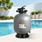 Φίλτρο άμμου VEVOR, 609,6 mm, 246,1 LPM Above Inground Pool Sand Filter System, με βαλβίδα πολλαπλών θυρών 7 κατευθύνσεων, Backwash, Rinse, Reciculate, Waste, Winter, Closet Mode, for Above In Pool Pool