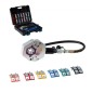 VEVOR Hydraulic Hose Crimper, Hydra-Krimp AC Hose Crimper Kit with 7 Dies Snap-On & θήκη μεταφοράς, Υδραυλικοί σωλήνες A/C Εργαλείο σύσφιξης για αυτοκίνητα και επισκευή κλιματιστικών (διαχωρισμός με χειροκίνητη αντλία)