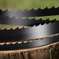 Λεπίδα πριονοκορδέλας VEVOR, μήκος 1511 mm, λεπίδα πριονιού ταινίας 6 TPI με 15 σκληρυμένα αιχμηρά δόντια HRC, ανθρακούχο ατσάλι υψηλής αντοχής SK5, πλάτος 6,35 mm, αντικατάσταση για μεγάλες μάρκες πριονιού για ξυλουργική επεξεργασία, 1 πακέτο