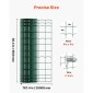 VEVOR Farm Fence, 1 x 20 m, 4 x 4 in Mesh Περίφραξη από γαλβανισμένο ατσάλινο σύρμα 2,1 mm για βοοειδή, γουρούνια και πρόβατα, βαρέως τύπου περίφραξη ζώων με επίστρωση βινυλίου για περιβλήματα ζώων, σύρμα κλουβιού, φράχτες κήπου, πράσινο