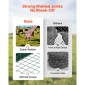 VEVOR Farm Fence, 1 x 20 m, 4 x 4 in Mesh Περίφραξη από γαλβανισμένο ατσάλινο σύρμα 2,1 mm για βοοειδή, γουρούνια και πρόβατα, βαρέως τύπου περίφραξη ζώων με επίστρωση βινυλίου για περιβλήματα ζώων, σύρμα κλουβιού, φράχτες κήπου, πράσινο