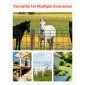 VEVOR Farm Fence, 1 x 20 m, 4 x 4 in Mesh Περίφραξη από γαλβανισμένο ατσάλινο σύρμα 2,1 mm για βοοειδή, γουρούνια και πρόβατα, βαρέως τύπου περίφραξη ζώων με επίστρωση βινυλίου για περιβλήματα ζώων, σύρμα κλουβιού, φράχτες κήπου, πράσινο